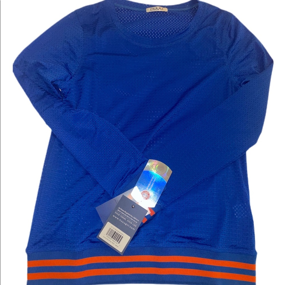 Nuyu Orange and Blue (UF/Gator colored) Longsleeve Jersey One-Size with Tags